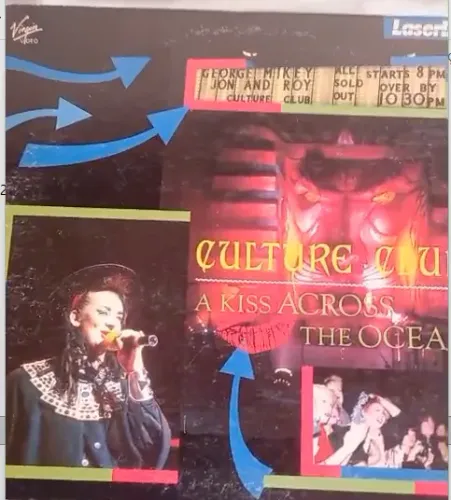 LaserDisc Culture Club - A Kiss Across The Ocean com Boy George. Clássico new wave anos 80