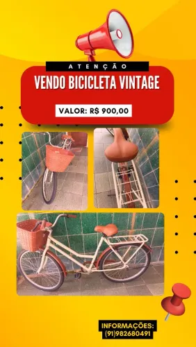 Vendo linda bicicleta