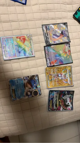 Cartas Pokémon V,Vmax e Ex raras