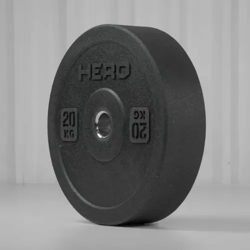 2 Anilhas BUMPER de 20kg cada para Crossfit, LPO, Powerlifting, Musculação