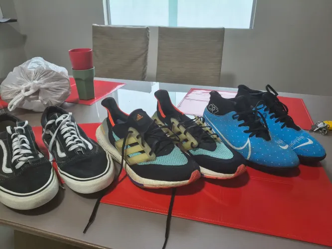 Nike mercurial, Adidas ultraboost e vans números 43