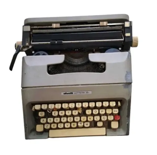 Máquina de Escrever Olivetti Lettera 35 - Ler Descrição