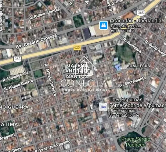Lote à venda com 500 m² no bairro Martins em Uberlândia
