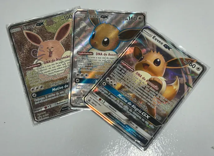 Pokémon Eevee GX Promos SM174, SM242 e SM233