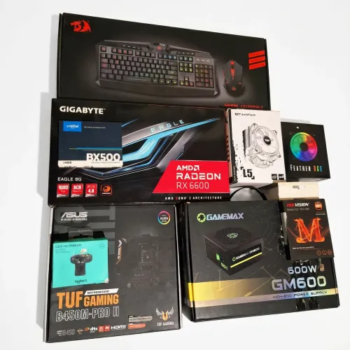 Pc gamer, Ryzen 5600g, Rx 6600, 16gb ram, +1TB SSD