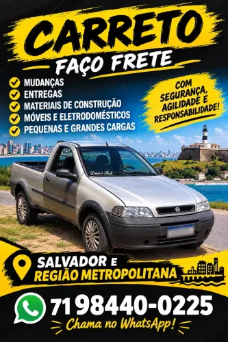 PRECISOU DE CARRETO? É SÓ CHAMAR.