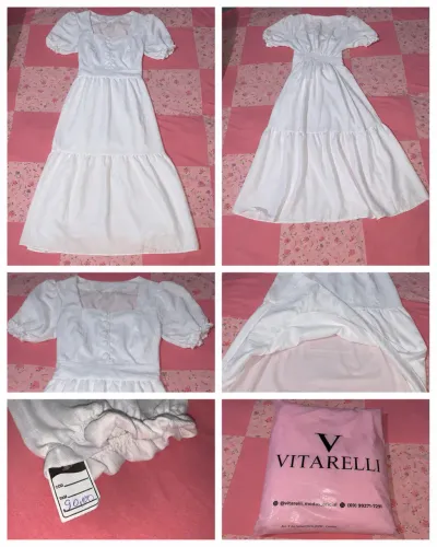 Vestido branco/tamanho ?M?