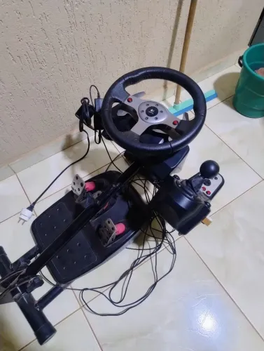 Logitech G25 Completo + Cockpit | Volante, Pedais e Câmbio