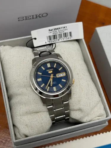 Relógio Seiko 5 Clássico Calendário Automático Snkk11k1