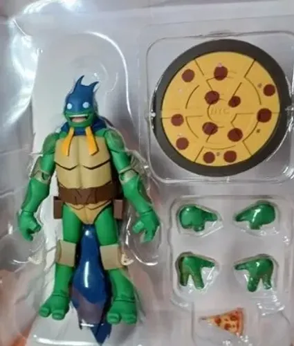 Michelangelo Exclusivo - Dc Collectibles Batman vs Tmnt - Tartarugas Ninja e Batman