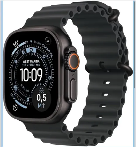 Apple Watch Ultra 3 black ocean band - LACRADO 
