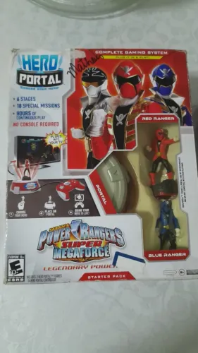 Jogo power rangers super mega force portal hero rarissimo