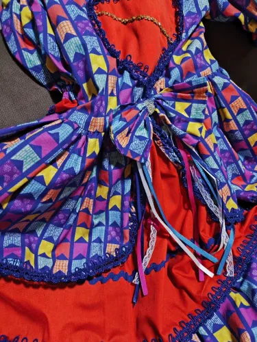 Vestido Junino infantil 