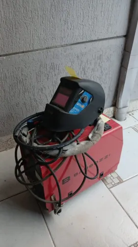 TRANSFORMADOR DE SOLDA BAMBOZZI NM250TURBO com Máscara de Solda de Auto Escurecimento FORT