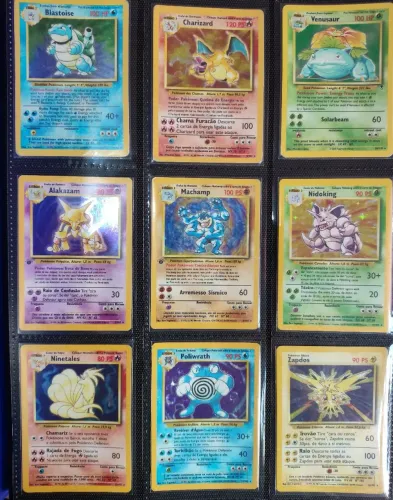 Coleção Pokémon Vintage Base Set + Antigas - Lote Completo