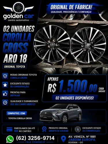 RODAS TOYOTA COROLLA CROSS ARO 18 ORIGINAL
