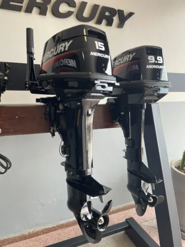Motor de Popa Mercury 15 HP Super - Novo e à Pronta Entrega