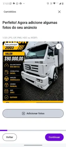 Vendo lindo Vw 13.190 Truck bem conservado..