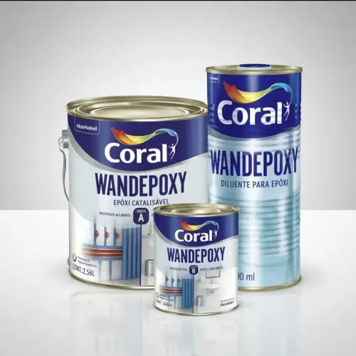 Kit Epoxy Branco ou Cinza medio