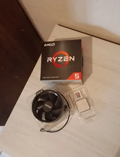 Processador AMD Ryzen 5 5500 Com Cooler - 3.6GHz(4.2GHz Turbo)<br>12-Threads, c/ Cooler