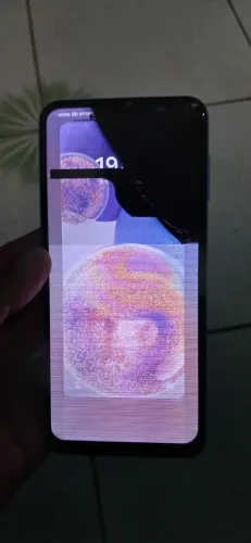CELULAR SAMSUNG COM TELA QUEBRADA