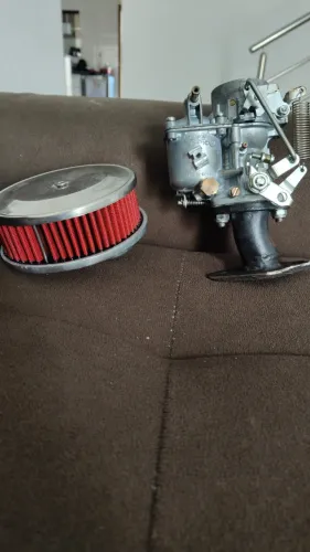 Carburador e filtro de ar fusca novos