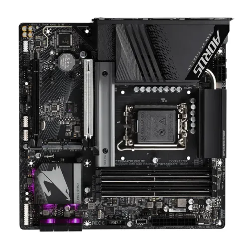 Placa Mãe 1700 12ª, 13ª, 14ª Geração Gigabyte Z790M Aorus Elite, Ddr5 192Gb, Dp, Hdmi, Usb
