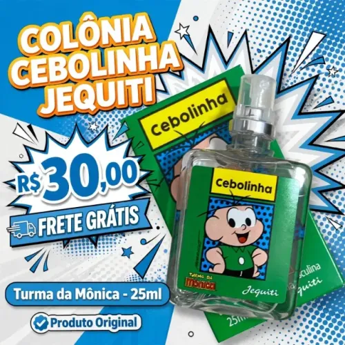 Perfume Cebolinha Jequiti 25ml