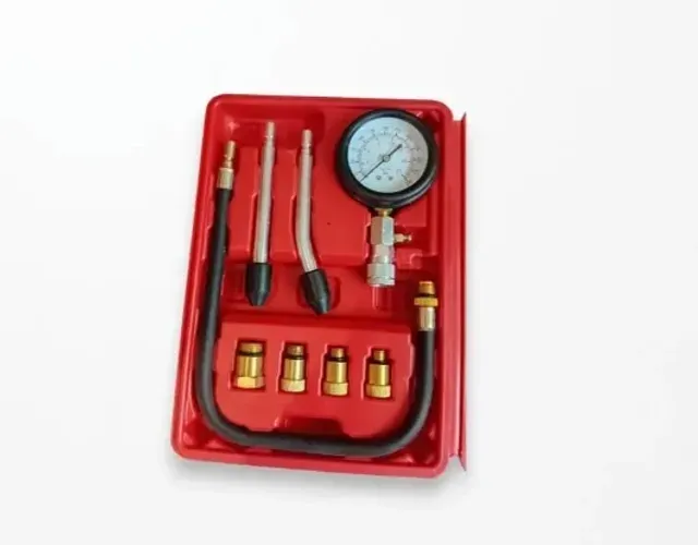 Medidor De Compressao Cilindro Cabeçote 4 Adaptadores + Case