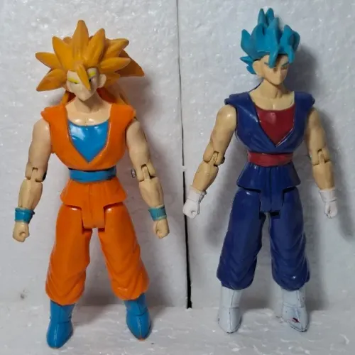 Kit 2 Bonecos Dragon Ball - Bootleg Clássico (Alavanquinha)