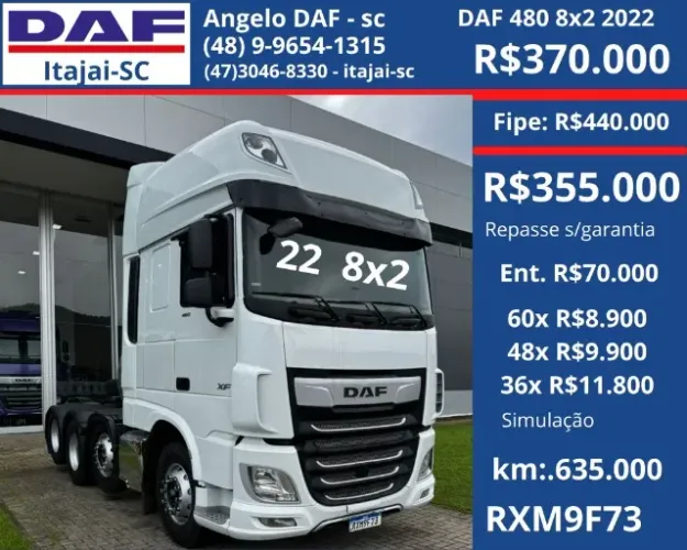 DAF 480 8x2 2022 - Super