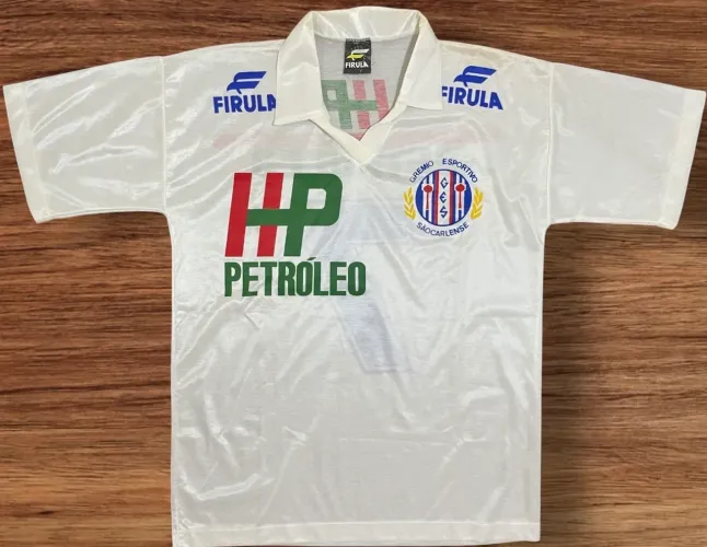 CAMISA SAO CARLENSE-SP 1992 TAM G ?PERFEITO ESTADO? R$485