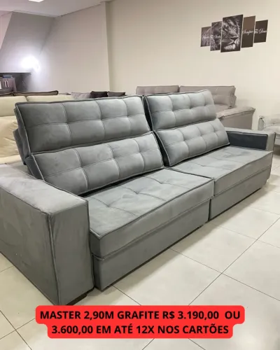 Sofás 2,90 m pronta entrega 1 ano de garantia