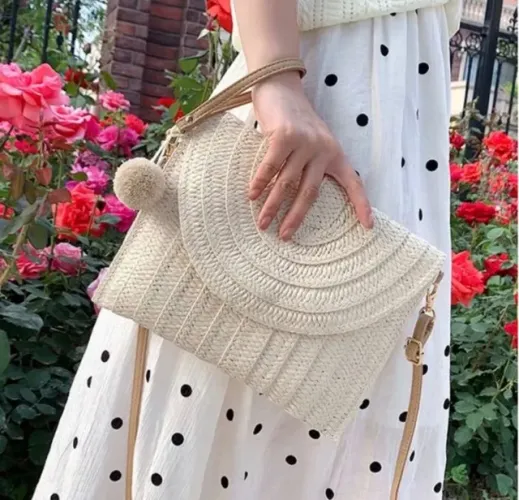 Bolsa Palha Off White