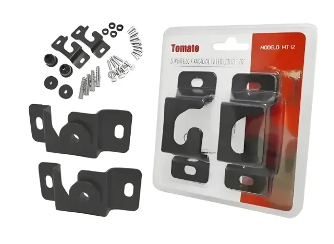 Suporte Fixo Tomate MT-12 p/ TV 13" a 70" Parede VESA Preto (Entrego)