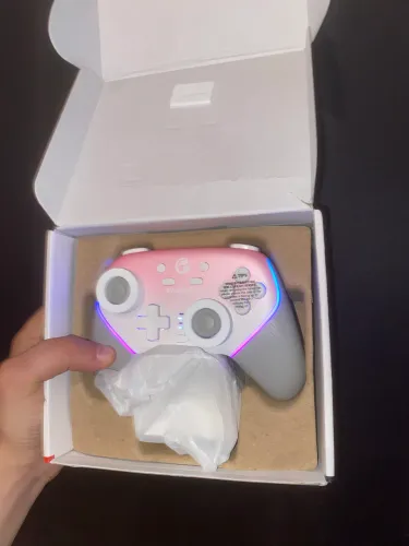 Controle GameSir Super Nova Rosa Wireless Bluetooth 2.4Ghz PC Switch