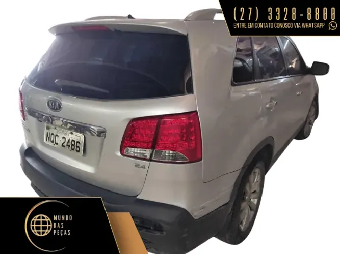(SUCATA PARA RETIRADA DE PEÇAS) [PARA CHEGAR] KIA SORENTO EX2 2.4G27 2010/2011 GASOLINA
