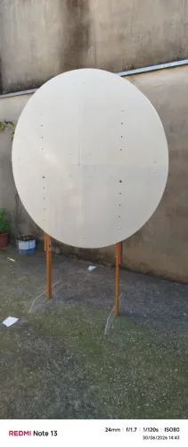 Painel redondo para festa