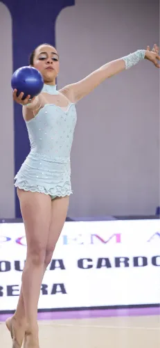 Collant Ginástica Rítmica azul