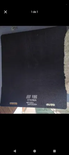 Tapete de caçamba puxe e empurre  Fiat Strada 