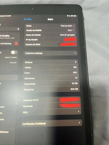 ipad 8ª geração + apple pencil 1ª geração + smart keyboard (tudo original!)