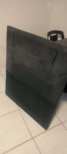 Cabeceira cama de solteiro 88cmx110cm preta