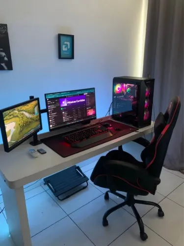 Setup Completo Gamer, i7 13th (16n/24t) RTX 3070ti + Cadeira + Monitores + Periféricos