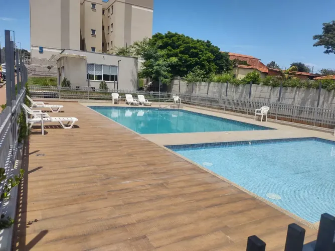 apartamento 2 dormitórios 46 metros 1 vaga piscina à venda - jardim planalto - piracicaba 