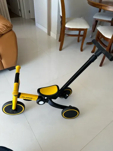 Triciclo infantil 3 em 1 mr panda