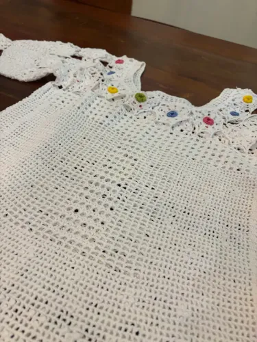 Vestido de crochê
