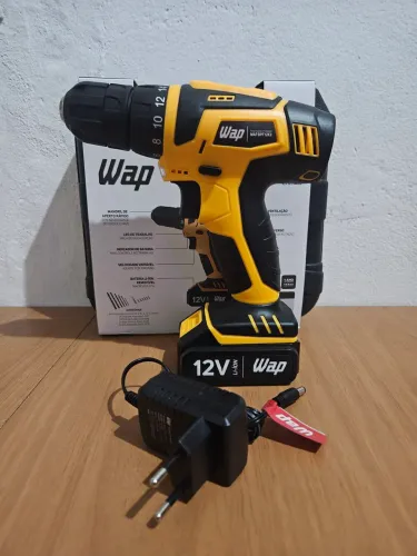 Parafusadeira e furadeira sem fio Wap 12v Nova