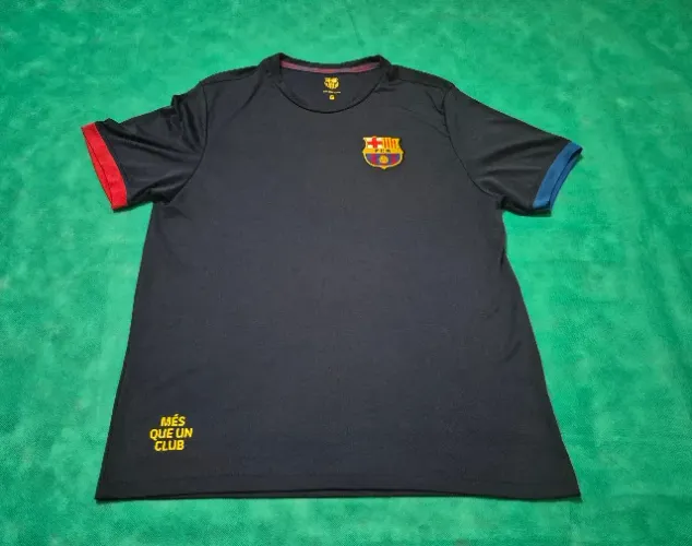 Camisa Barcelona Azul Marinho Masculina Pré Jogo