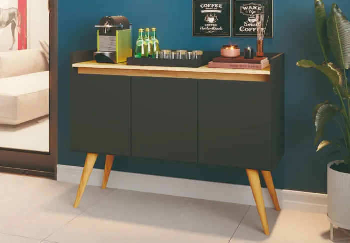 OPORTUNIDADE - BUFFET GOLD LETICIA 3 PORTAS NOVO