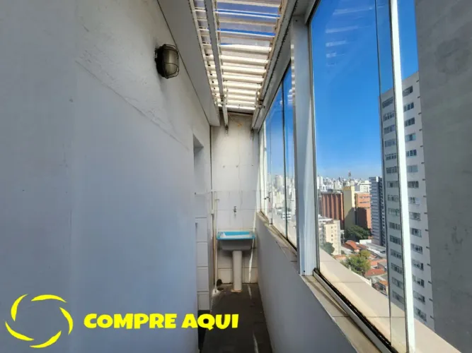 Santa Cecília | 1 quarto| | 1 vaga | Cobertura| Varanda| 35m² | SP